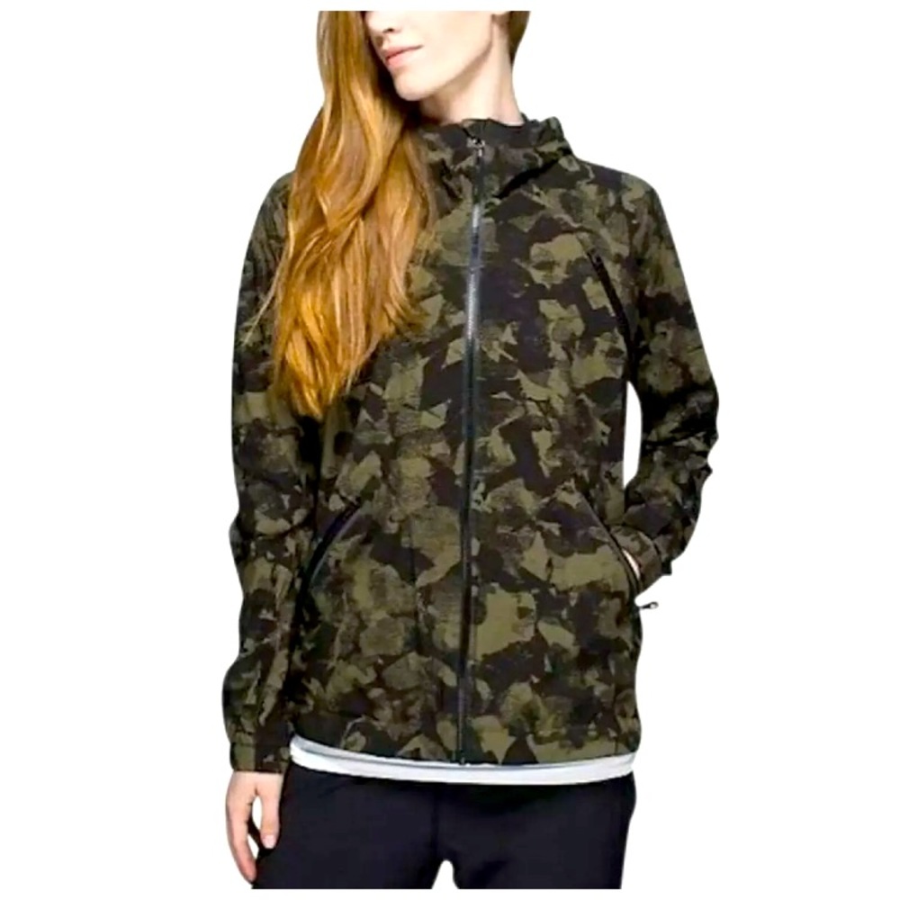 Lululemon Rise & Shine Jacket ll Camo Green Rare 2